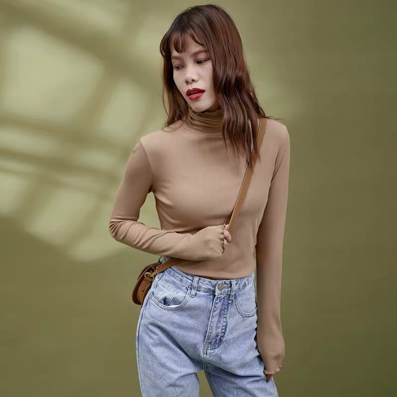 Áo len nữ CỔ BÈO dáng suông giữ nhiệt tốt len mềm mịn không bai xù | BigBuy360 - bigbuy360.vn