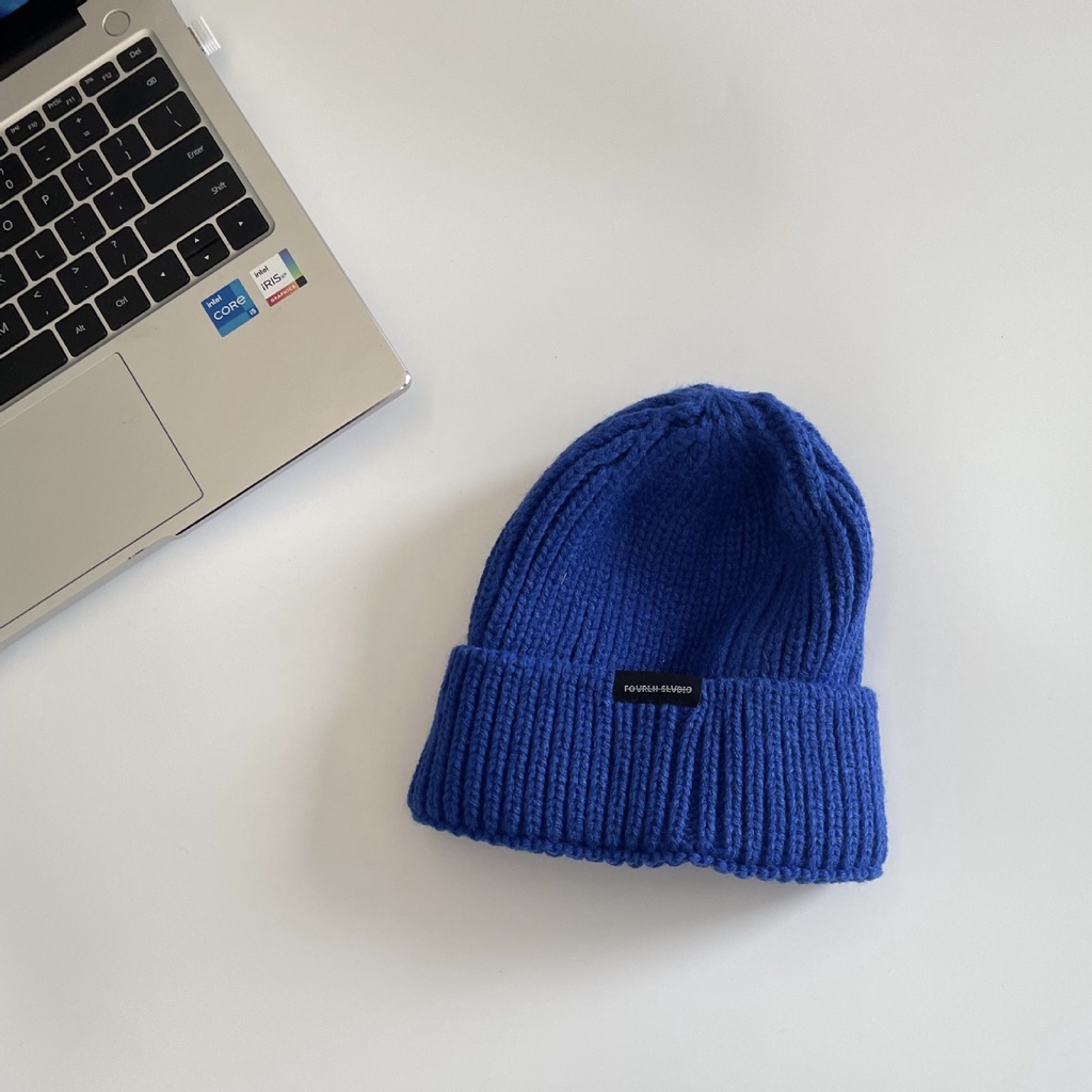 Mũ len chóp cao đơn màu cho bé trên 2 tuổi M878