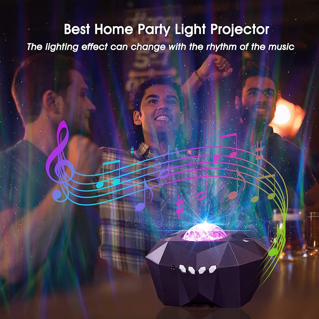 Ánh sáng phương Bắc Máy chiếu bầu trời đầy sao Cực quang Máy chiếu sao đêm Tinh vân Đèn mặt trăng có Bluetooth