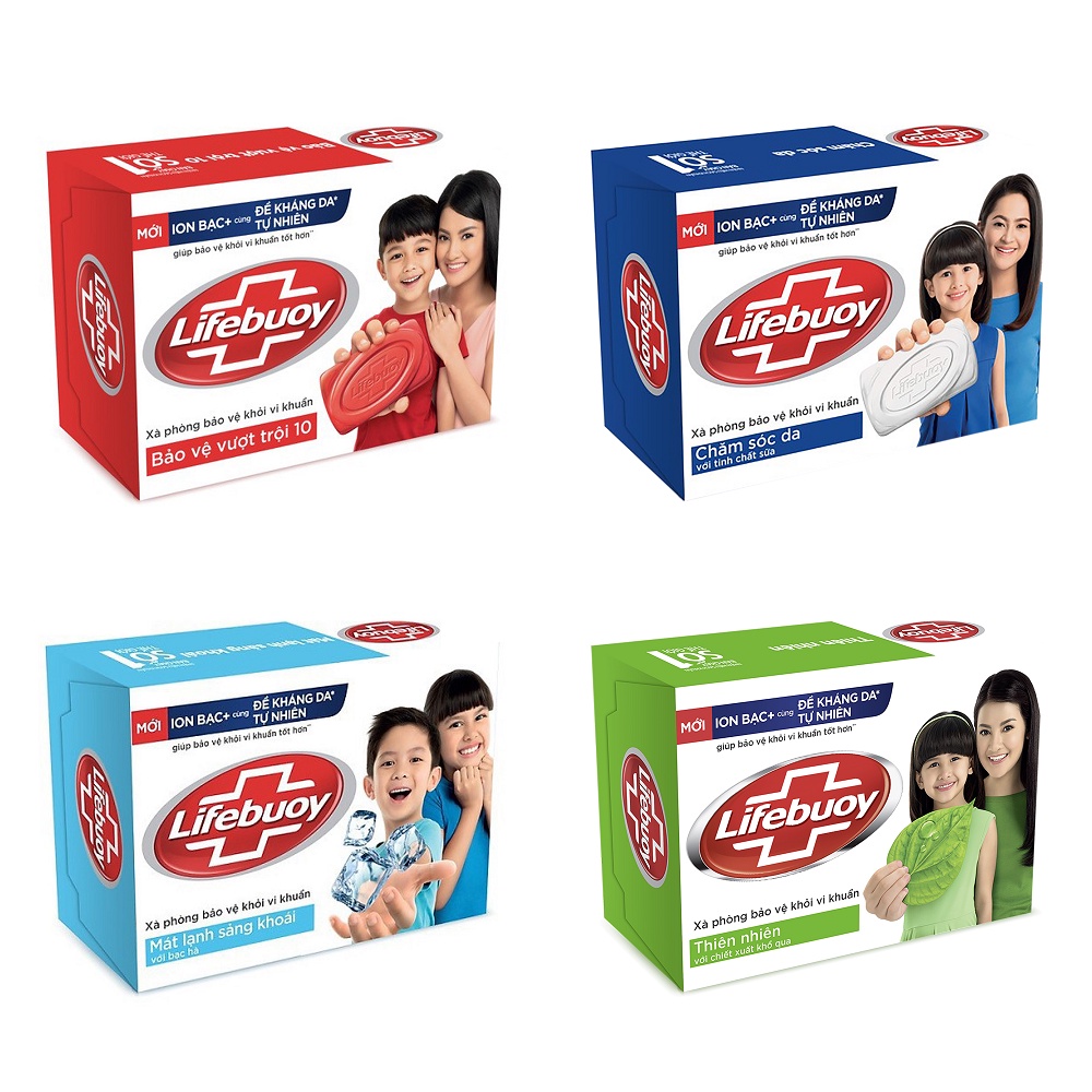 Xà phòng sạch khuẩn Lifebuoy - hộp 90g