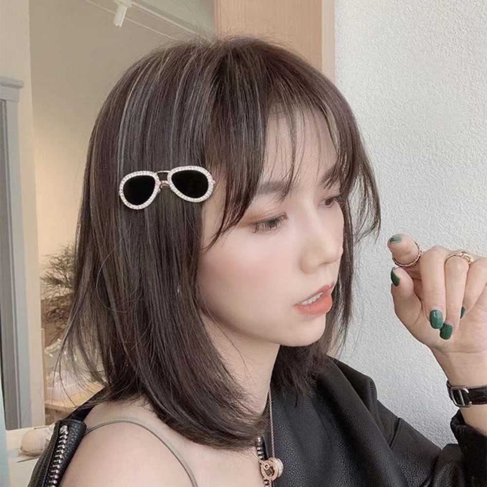 Kẹp tóc đính đá lấp lánh thời trang cho nữ