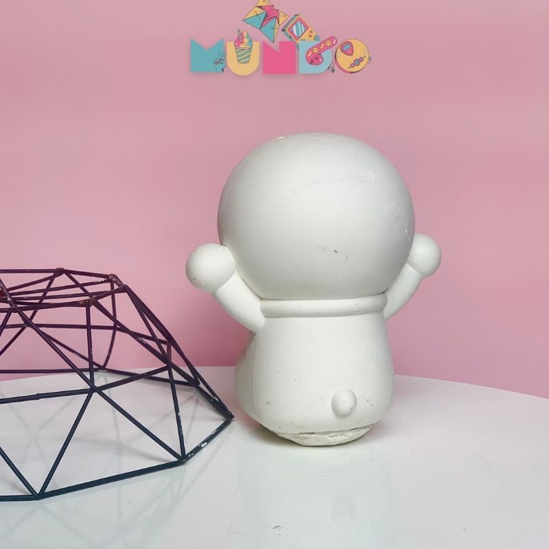 Tượng tô màu (có màu cọ) cao cấp DORAEMON, tượng thạch cao MUNDO