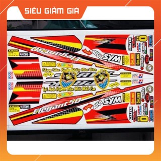 Tem rời elegant spark đỏ đen