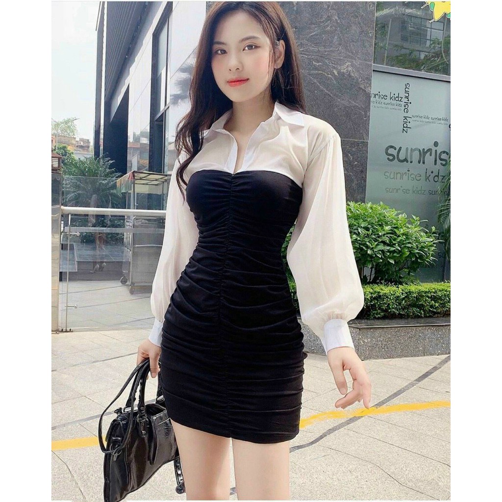 [BÁN CHẠY] ĐẦM BODY ĐƠN GIẢN CỰC XINH XQ911201