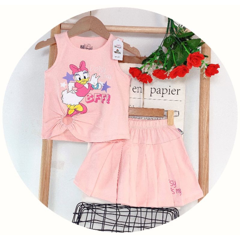 [9-22kg] set váy rời áo sát nách cực xinh cho bé Bb Angel