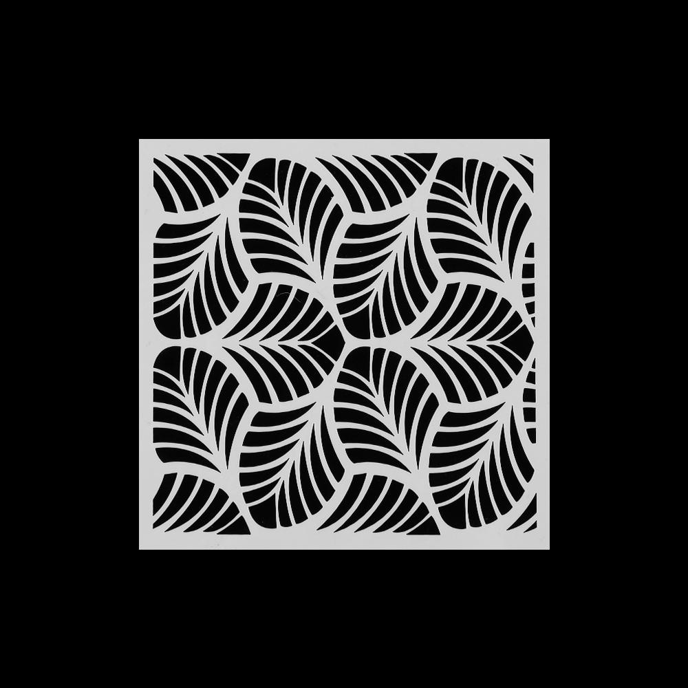 Set 6 Khuôn Giấy Dập Nổi Họa Tiết Mandala Trang Trí Tường DIY