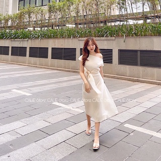 ĐẦM TƠ THẮT NƠ EO CALIE STORE