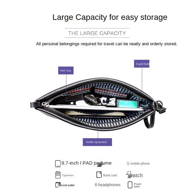 Ví da cầm tay cỡ lớn phong cách doanh nhân 9808 | BigBuy360 - bigbuy360.vn