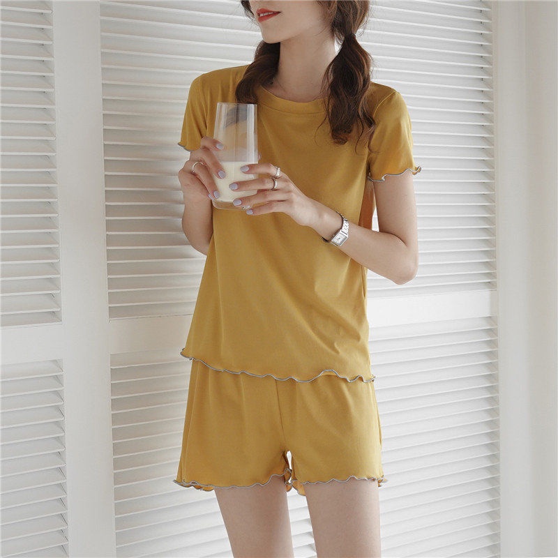 Đồ ngủ nữ, đồ bộ mặc nhà vải thun lạnh mềm mát nhiều màu sắc yolosexy