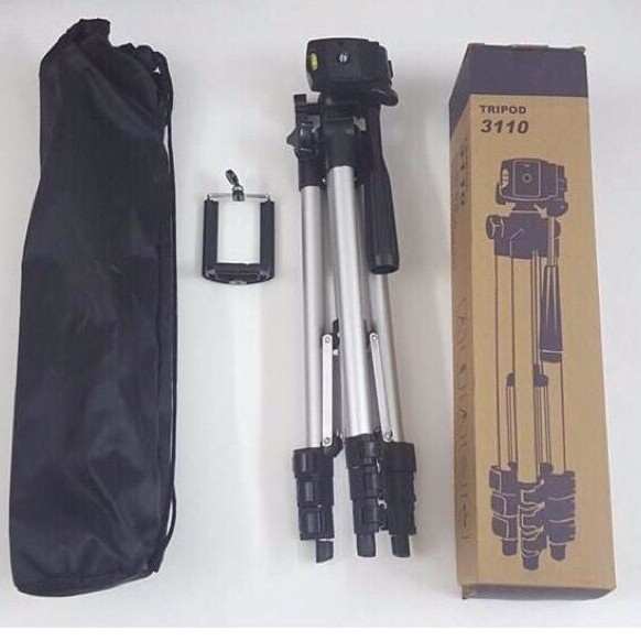 (COMBO TIỆN LỢI) COMBO GẬY TRIPOD + KẸP MÁY ẢNH + NÚTBLUETOOTH