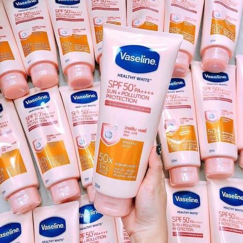 Dưỡng thể Vaseline 50x 10x SPF 50++ 320ml thái lan