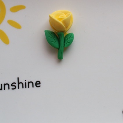 Set 10 Hoa Hồng 3D Phụ Kiện Dùng Để Trang Trí Điện Thoại / Xe Hơi