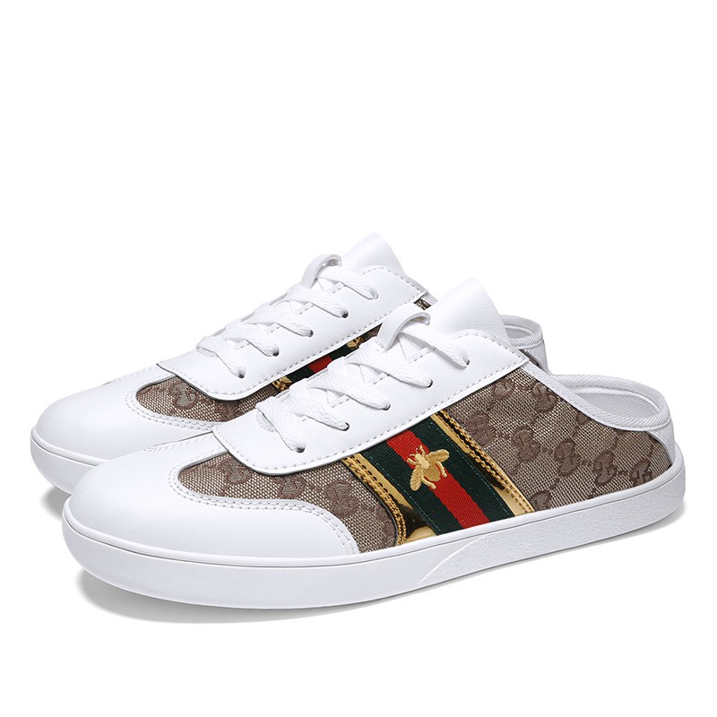 Giày Lười Canvas Thoáng Khí Không Gót Dành Cho Nam 39-46 2161