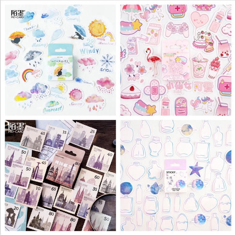 1 set 46 sticker 1 hộp