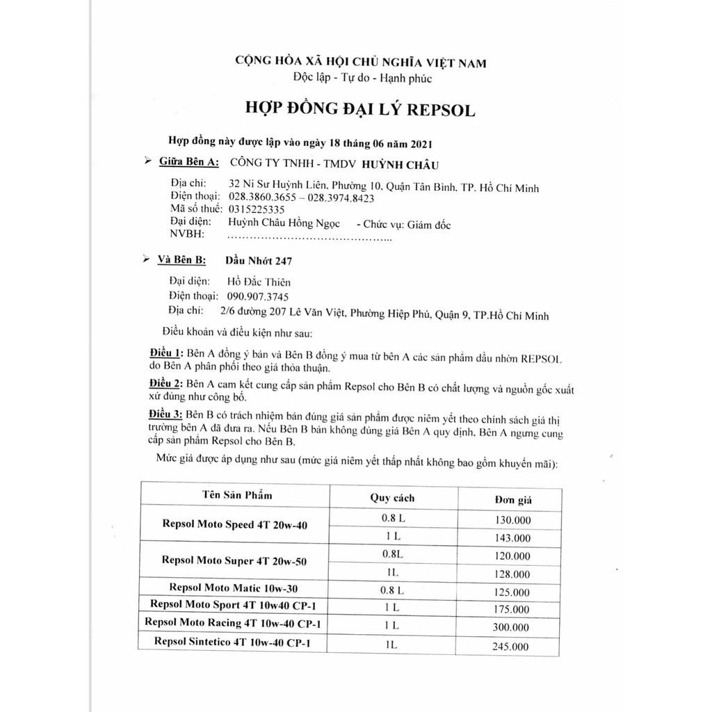 Dầu nhớt xe tay ga Repsol Smarter 5w40 1L