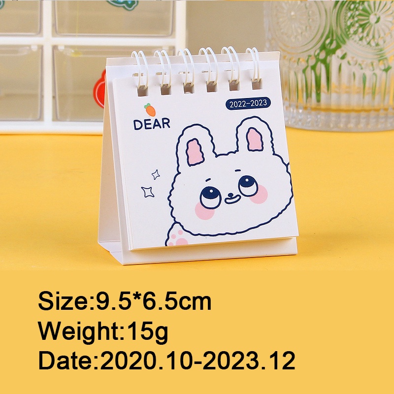1 Lịch Để Bàn 2023 Mini Hình Động Vật Hoạt Hình Dễ Thương