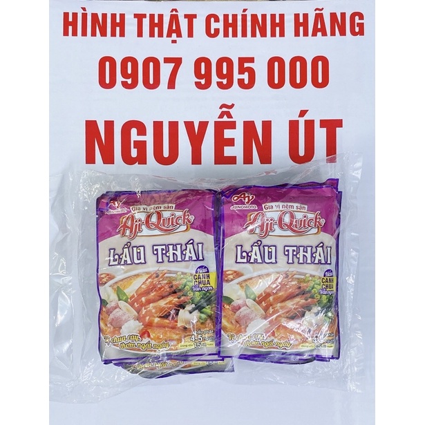 gia vị lẩu thái aji quick lốc 12 gói x 50g