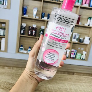 Nước tẩy trang Evoluderm Eau Micellaire 500ml