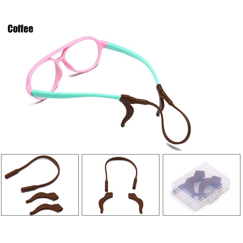 Bộ 3 dây đeo giữ kính SOOLALA bằng silicon chống trượt cho trẻ