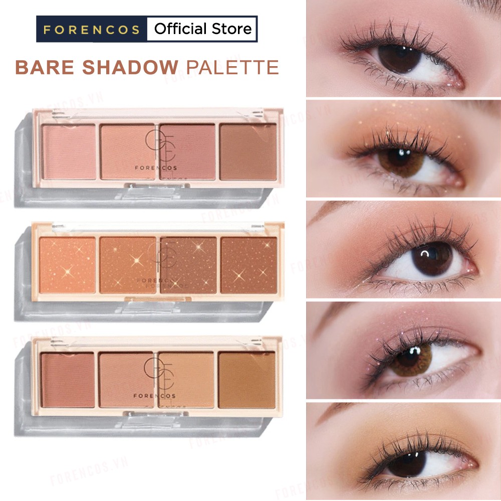 Phấn mắt FORENCOS BARE SHADOW PALETTE chính hãng Hàn Quốc