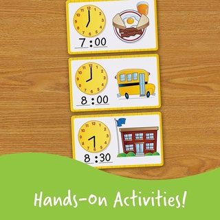 Bộ học xem giờ Time Activity Set Learning Resources LER 3220