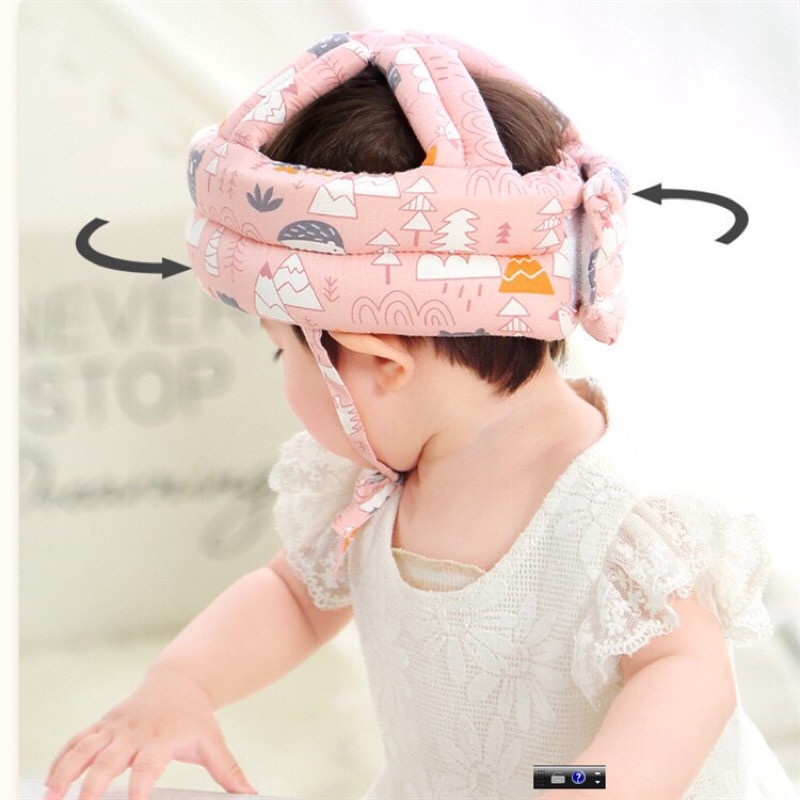 Mũ Bảo Hiểm Bảo Vệ Đầu Cho Bé Tập Đi Tập Bò Chống Va Đập Cho Trẻ Từ 5 ĐẾN 36 Tháng