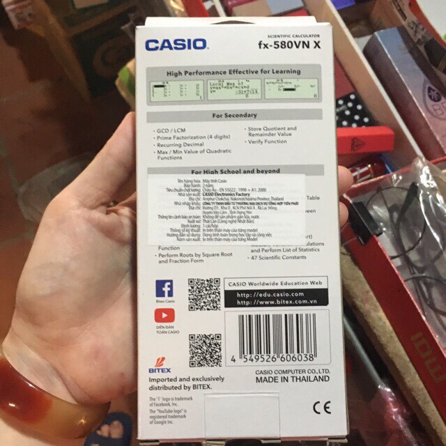 [SẬP GIÁ SỈ = LẺ]  [Máy Tính Casio FX 580VN X Hàng Chính Hãng Bảo Hành 2 NăM