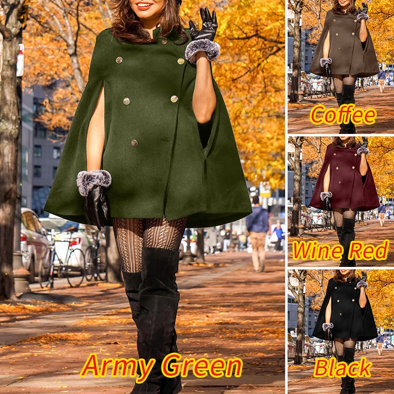 Áo khoác ZANZEA dáng rộng có khuy phong cách cổ điển thời trang mùa đông thanh lịch cho nữ | BigBuy360 - bigbuy360.vn