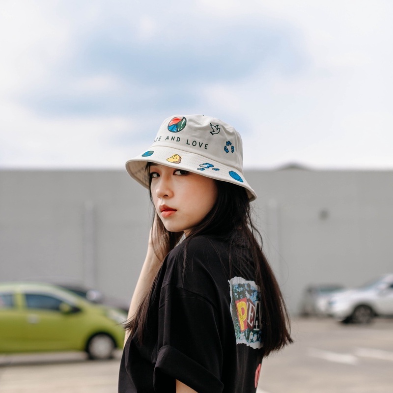 Nón PC BRAND - PC Peace And Love Bucket