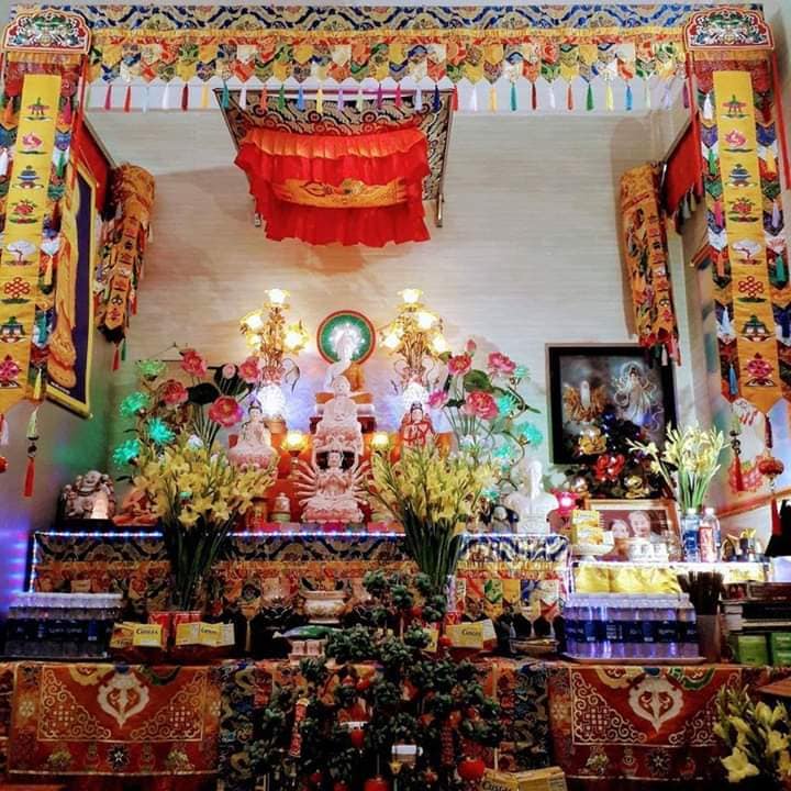 Rèm Quây Ban Thờ Ngủ Sắc 2 Tầng