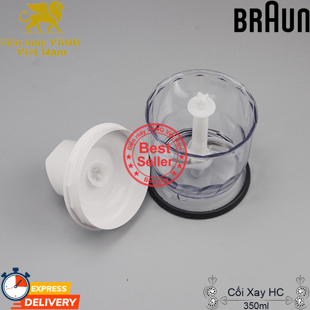 Bộ cối 350ml máy xay Braun MQ5245 MQ5045 MQ3045 MQ545 và tương thích với các model khác