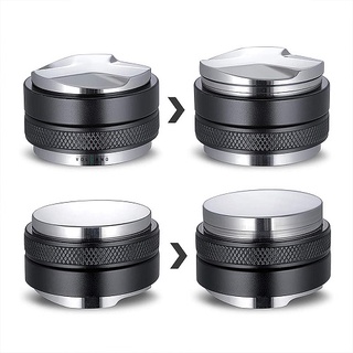 Volcano Dụng cụ OCD nén và dàn bột cà phê 2 đầu thông minh - Đen