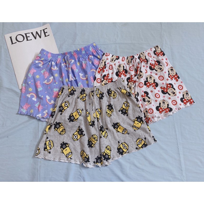 Quần cotton Thái, short mặc nhà, quần đùi Thái loại 1