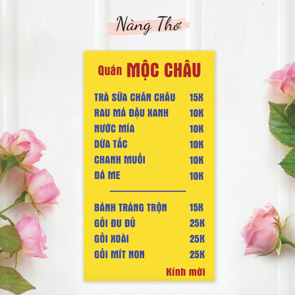 BẢNG HIỆU IN BẠT NGOÀI TRỜI NỘI DUNG THEO YÊU CẦU_NÀNG THƠ DECAL