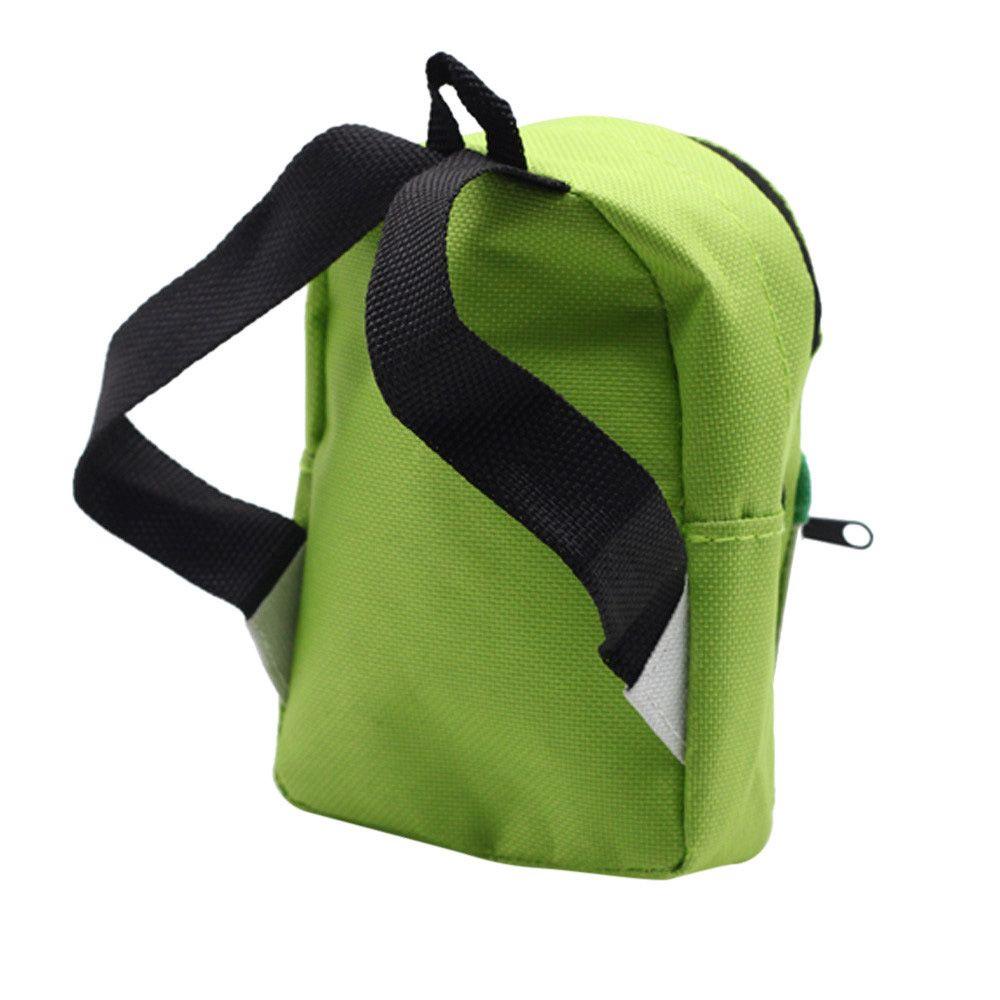 RAINBOW Cute Gifts Mini Schoolbag Playing House Toys Accessories Doll Backpack Fashion Double Straps Fits 18 Inch/43CM Variety Colors Bag With Zippered/Multicolor