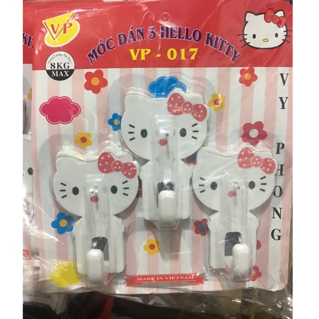 Combo 10 vĩ móc dán tường  có đinh đóng vào tường