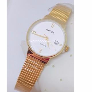 Đồng hồ nữ Halei H411 dây lụa mịn cực đẹp