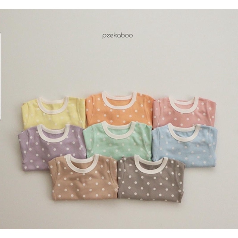 Bộ cộc tay rời cho bé BST Candy Peekaboo