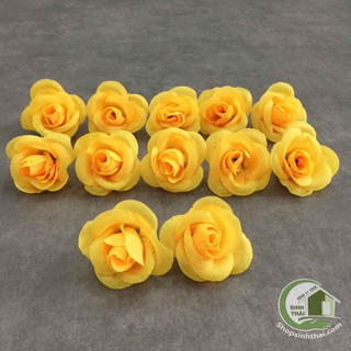 Hoa hồng giả màu vàng, hoa vải đẹp