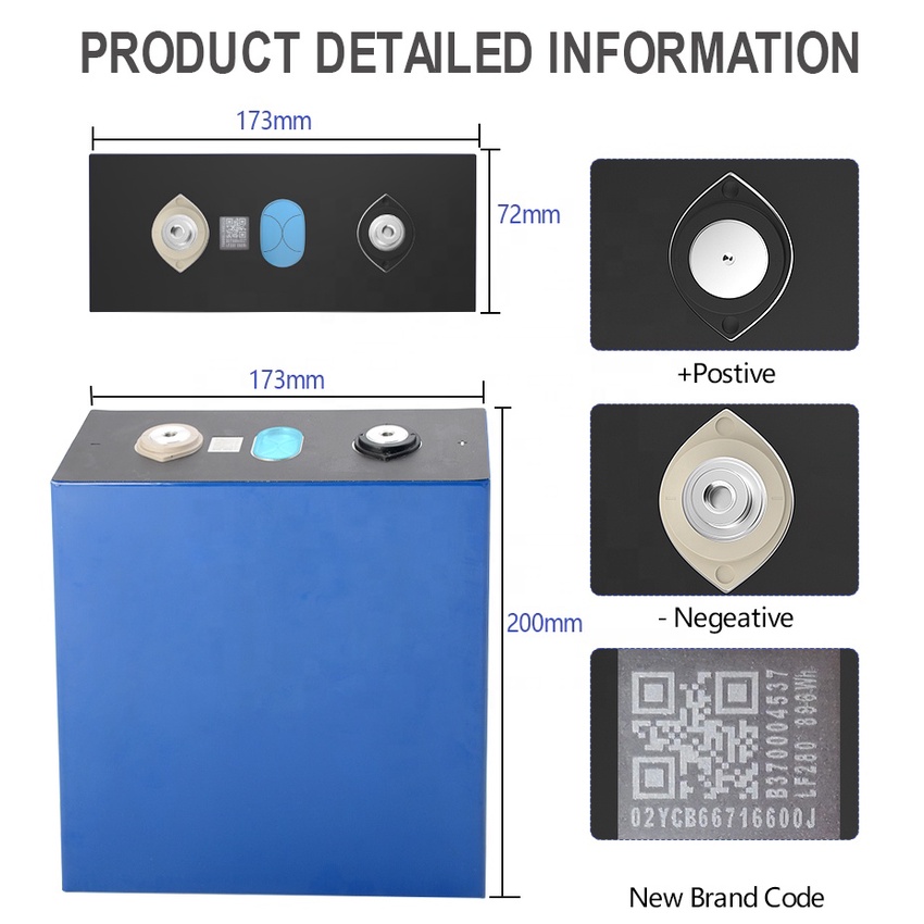 Pin lithium sắt phosphate 3.2V 280AH TAICO loại A+