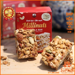 Bánh hạt ngũ cốc Granola Bar Millinuts Eat Clean – Live Green 30g