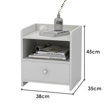 Tủ Kệ Đầu Giường MiNi PuCa Để Phòng Ngủ Bằng Gỗ Phong Cách Đơn Giản Có Ngăn Kéo Đựng Đồ Giá Rẻ