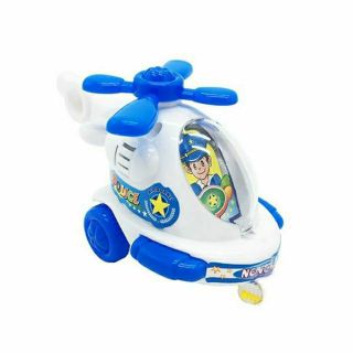 Đồ chơi máy bay trực thăng cảnh sát mini chạy bằng dây cót