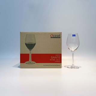 Bộ 6 ly vang đỏ sante red wine ocean thái lan - 420ml tết 2024