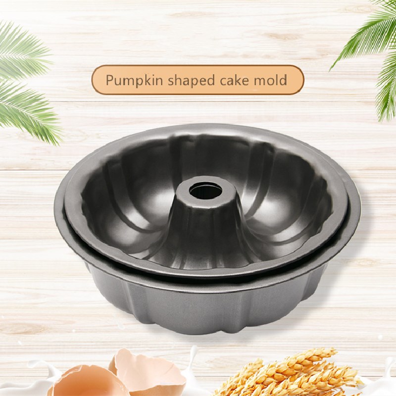 Cake Baking Mold Non Stick Carbon Steel Pumpkin Bread Cake Baking Molds