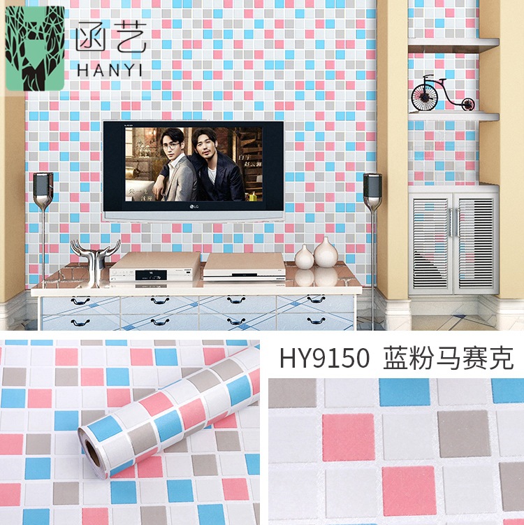 Giấy Dán Tường 10m Họa Tiết Mosaic Độc Đáo