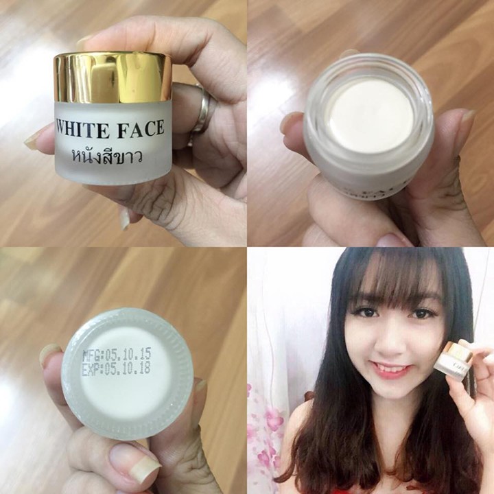 Kem Dưỡng Trắng Da Mặt White Face ( Thái)