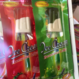 Kẹo mút kem có que phát sáng (30 chiếc một hộp)