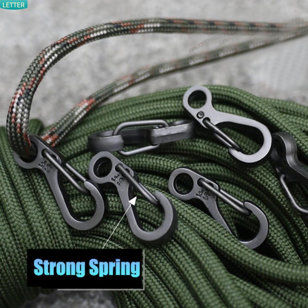 Móc khóa Carabiner EDC bằng hợp kim đa màu sắc