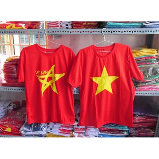 ÁO CỜ ĐỎ SAO VÀNG ĐẶC